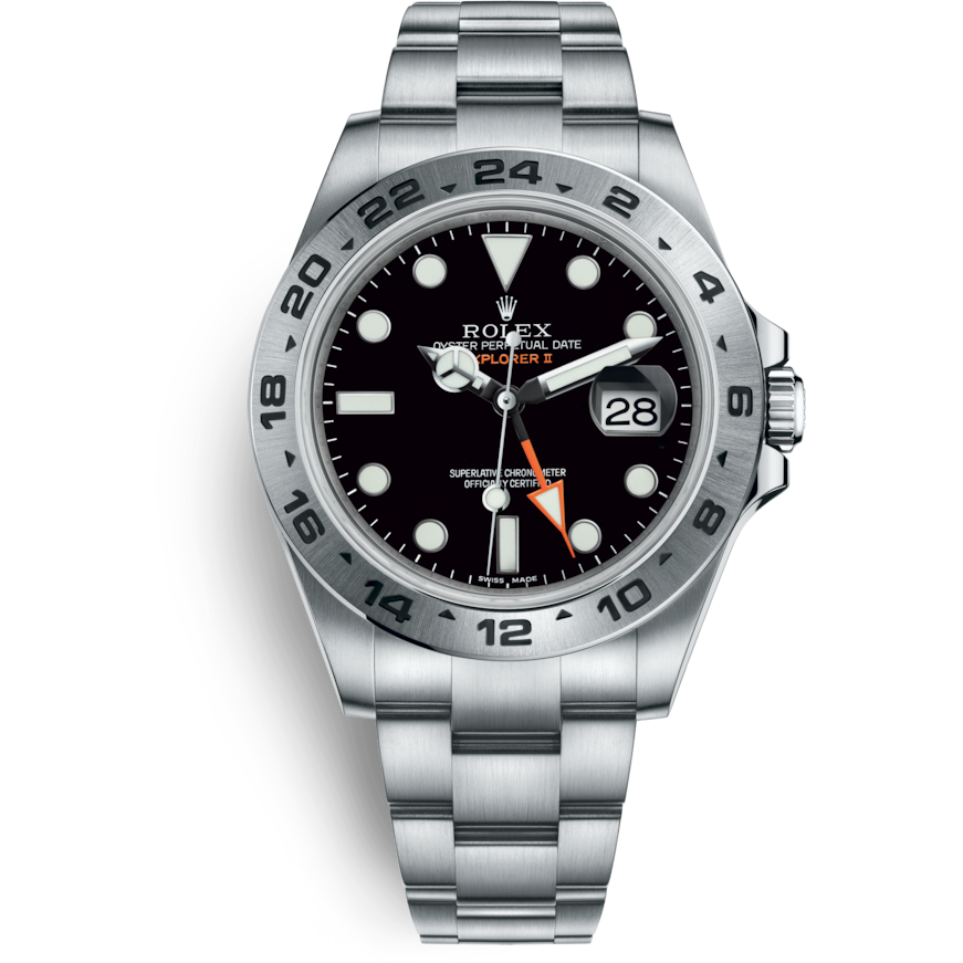 Trailmark Explorer – Black Dial & Orange Hand