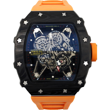 Carbon Sprint – Orange & Black Watch