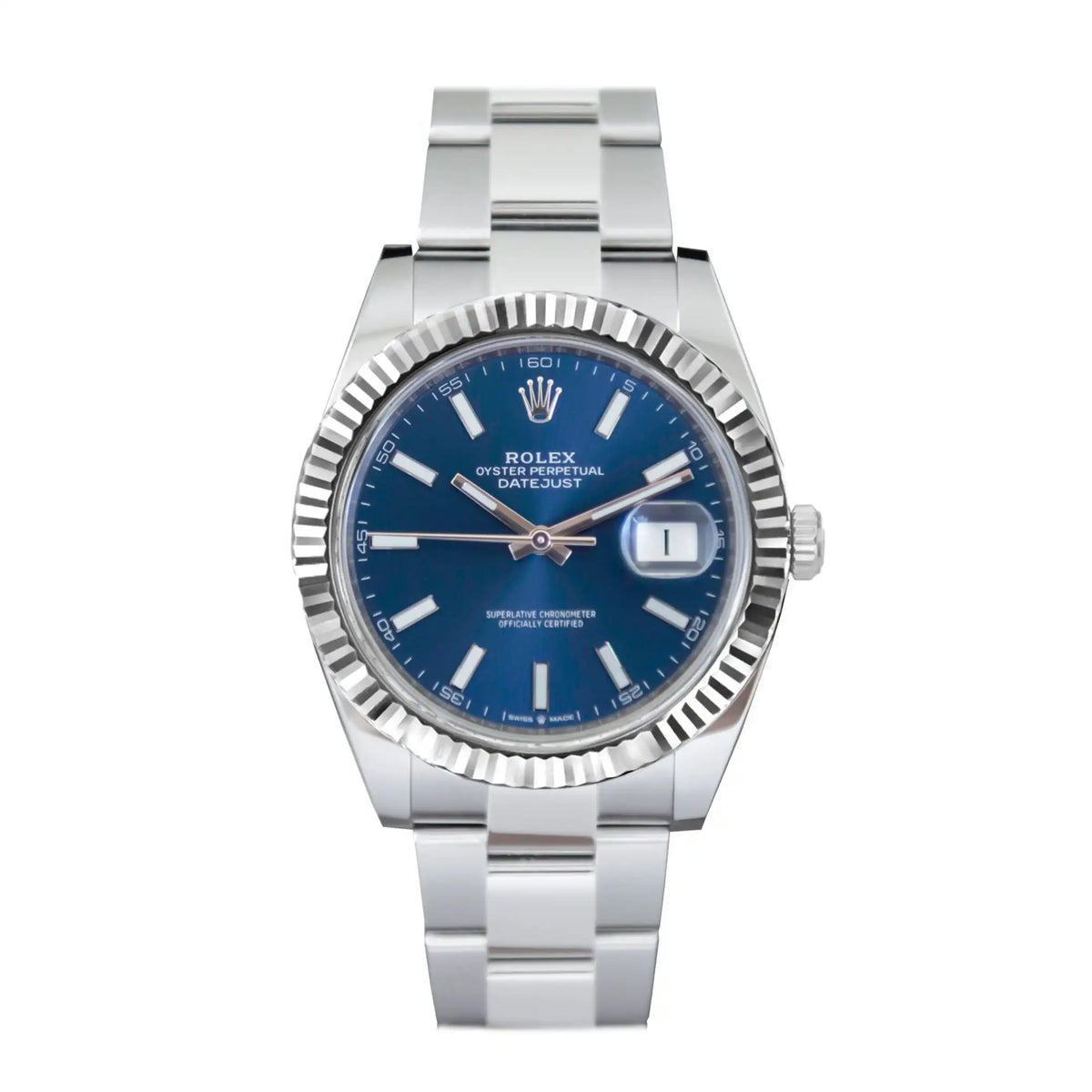 Regal Date 41 – Blue Index Dial Watch